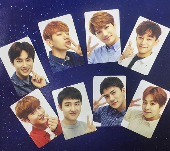 EXO SMTOWN SUM LET'S GO EℓyXiOn! LIMITED PHOTO CARD ALL 8