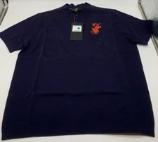 Shanghai Tang Bird Shirt Size 52 - Mandarin Collar Knitted Polo Shirt 100%cotton