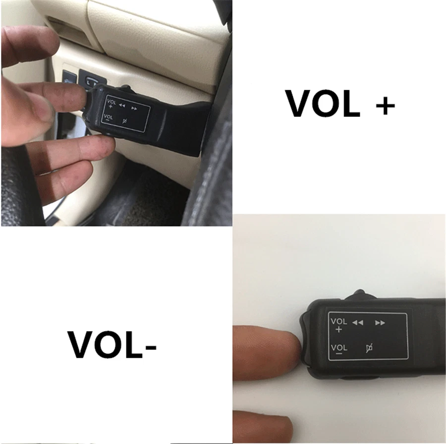 Controlador de botón universal del volante del coche para coche Bluetooth estéreo DVD GPS Foto 4 de 4