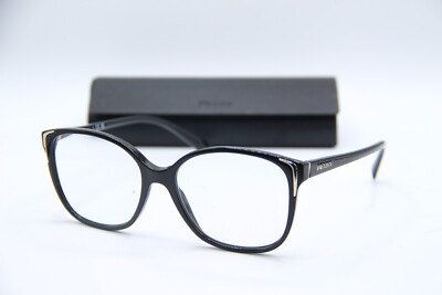 PRADA VPR 01O 1AB-3M1 BLACK GOLD AUTHENTIC FRAMES EYEGLASSES  display picture 1