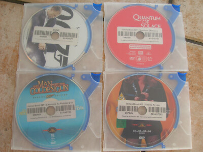 DVD Slim Box 4er SET DVD JAMES BOND 007 (4dvd) (b12)