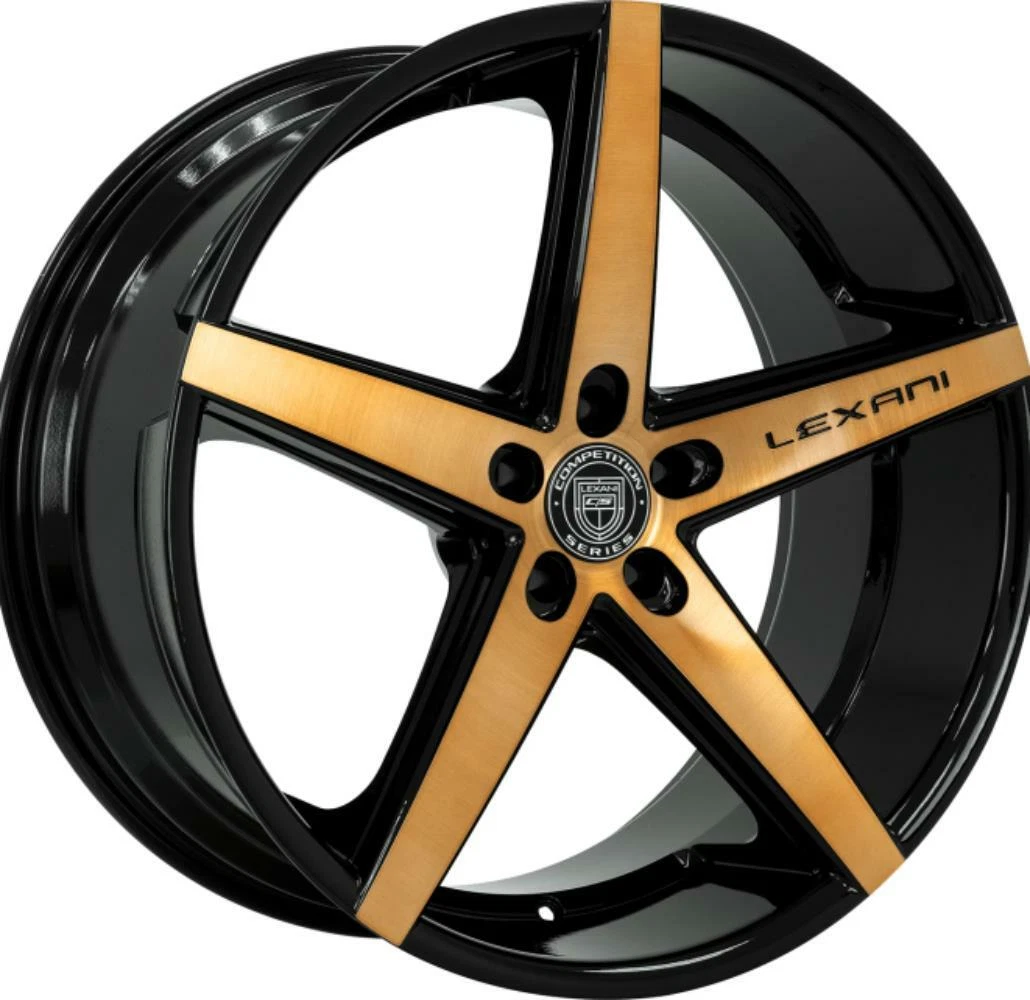 20 inch 20x10 Lexani R-FOUR Bronze black wheel rim 5x112 +25 | eBay