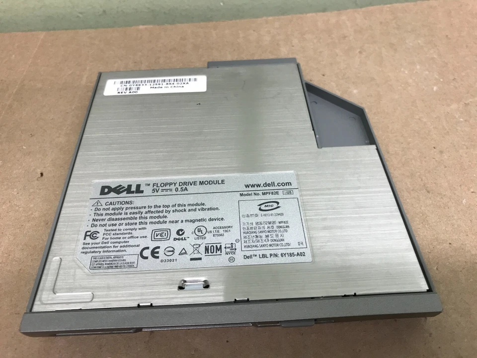 Dell Latitude Internal Floppy Drive Module 5V 0.5A laptop MPF82E - Image 2 of 3