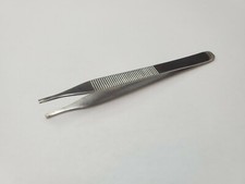 5" Inch Long Stainless Steel Pro Performance Flat Head Point Tweezer