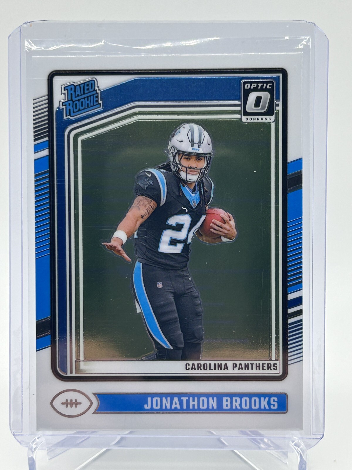 2024 Donruss Optic Jonathon Brooks Base Carolina Panthers #258 Rookie