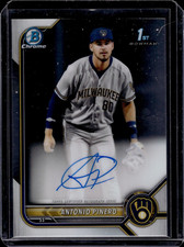 2022 Bowman Chrome Prospect Autographs Antonio Pinero