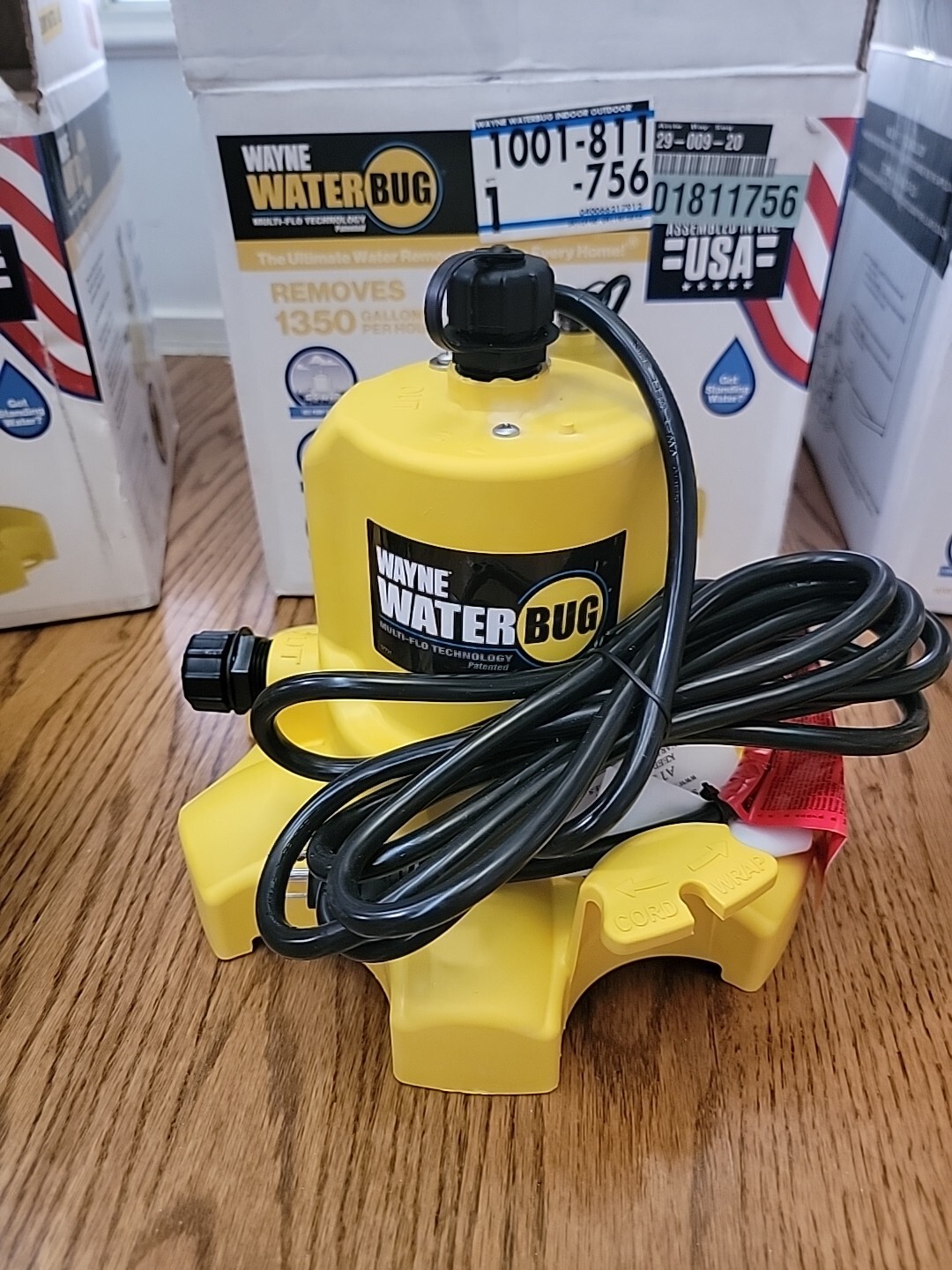 (1) Wayne WWB WaterBUG Submersible Pump Basement / Pool / Sump Tested