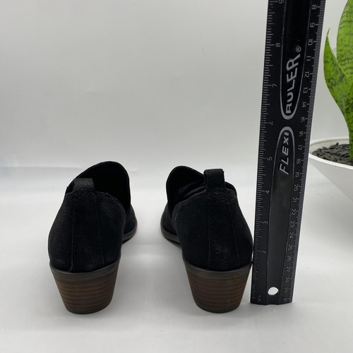 LUCKY BRAND MAHZAN pointed toes FLAT in black Mainz nubuck leather size 6.5M - Picture 5 of 7