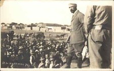 Foto postal real Revolución Mexicana Francisco Madero y multitud DW Hoffman
