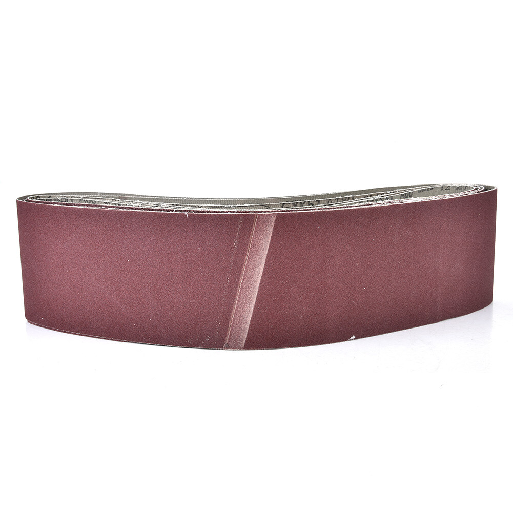 Set 6 Nastri Abrasivi In Ossido Di Alluminio - Grana 60/80/100/120/150/180 Per Levigatura - Foto 10