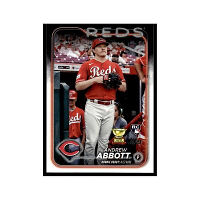 Andrew Abbott Rookie 2024 Topps Update #US304 Cincinnati Reds Baseball Card NM