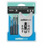 SUTTON 6-10MM DIAMOND GRIT HOLESAW BIT SET W. GUIDE - 4 PIECE