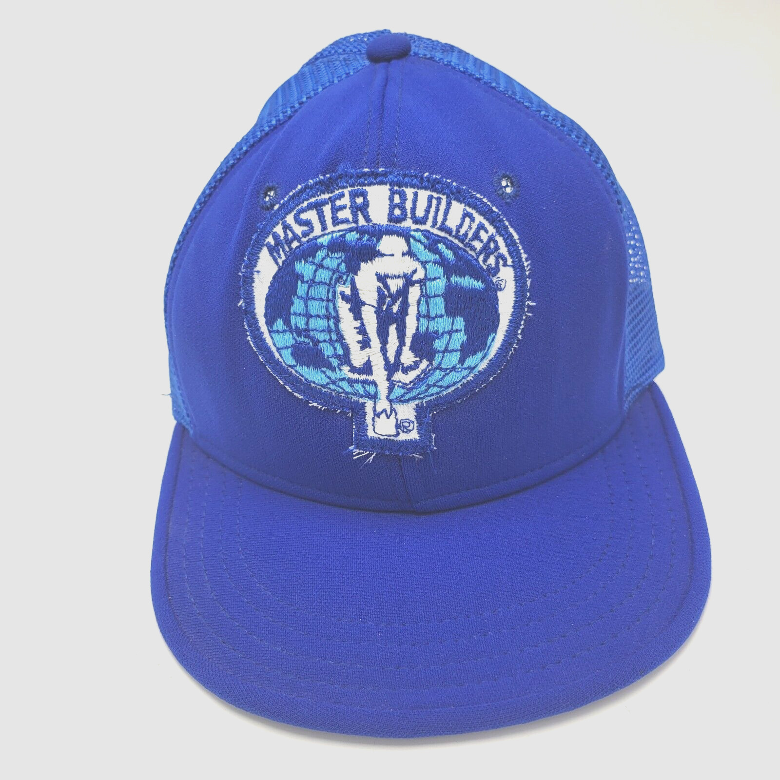 Master Builders Construction Patch Hat Cap Blue M… - image 1