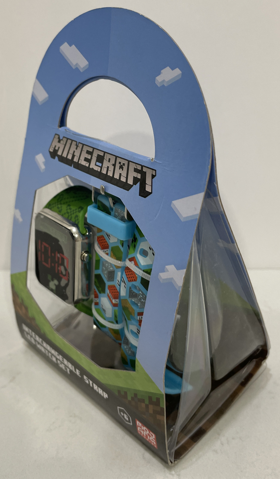 Minecraft Mojang Flashing Enderman Dragon Face LCD Digital Watch Black ...