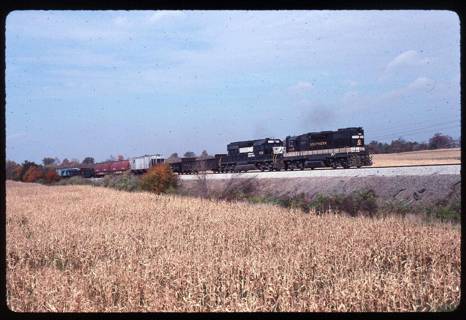 Original Railroad Slide - SOU Southern Railway 2838+ Sterling OH 10-17 ...