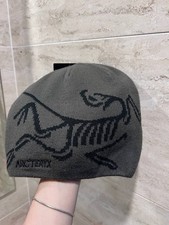 Arc'teryx Bird Head Toque Beanie - Dark Grey Orca Merino Wool Winter Hat NWT