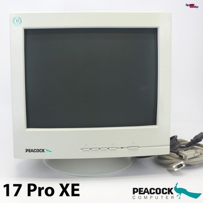 PROFI 17'' 41CM PEACOCK 17 PRO XE CRT DISPLAY MONITOR 1024x768 85HZ BNC D-SUB
