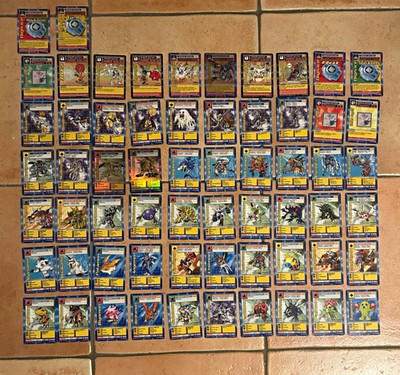 Bandai Digimon Digi-Battle Sammelkarten Konvolut Karten Deutsch 1999 1st Edition