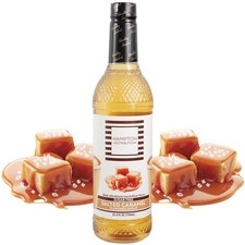Sugar Free Coffee Syrup, Salted Caramel Flavor Drink Mix 25.4 Fl Oz Pack of ...