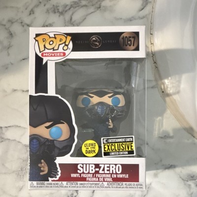 Funko Pop! Vinyl: Mortal Kombat Sub-Zero #1057 Entertainment Earth Exclusive Gl 