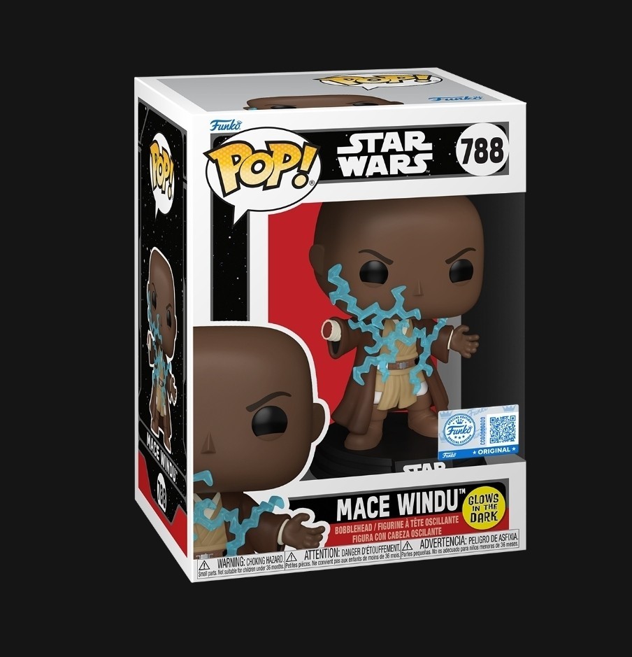 Funko POP! Star Wars: Mace Windu #788 GITD GameStop Excl - Revenge