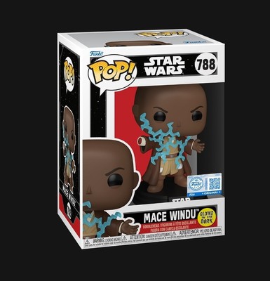 Funko POP! Star Wars: Mace Windu #788 GITD GameStop Excl - Revenge
