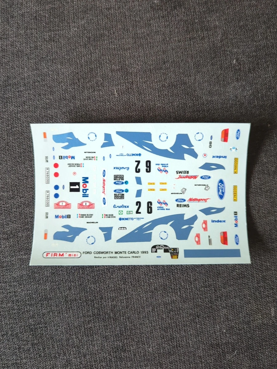 1/43 Ford Escort Cosworth Tour de Corse Rally 1993 Beguin KIT | eBay 1/43 Ford Escort Cosworth Tour de Corse Rally 1993 Beguin KIT | eBay