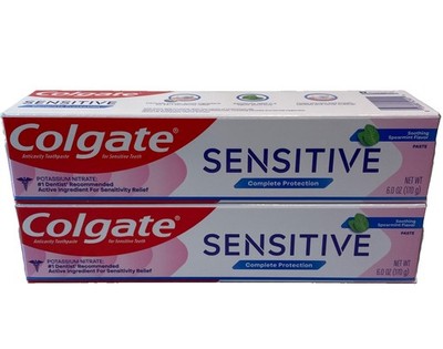 2 Colgate Sensitive Complete Protection Mint Clean Toothpaste 6 oz New exp/2028