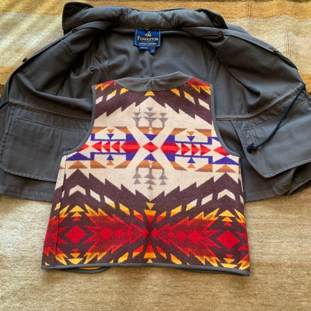 Pendleton Opening Ceremony Military Jacket XS Geo… - image 5