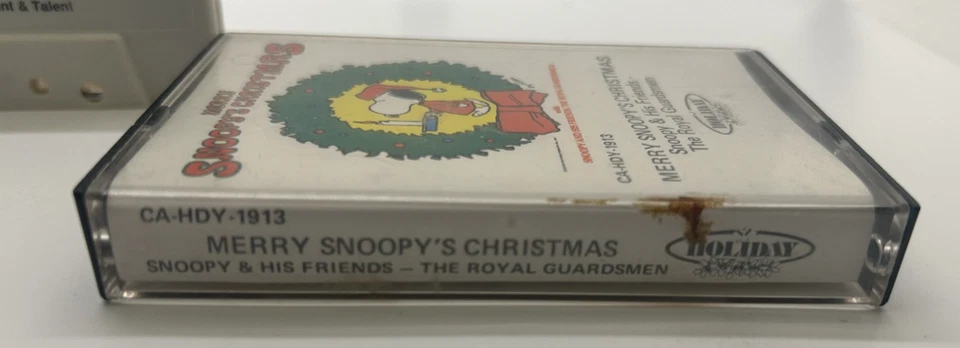 Merry Snoopy's Christmas and His Friends Peanuts The Royal Guardsmen Cassette - Image 4 of 4