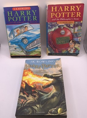 Harry Potter The Philosopher's Stone, Chamber Secrets, goblet of fire, Rowling