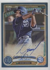 2019 Topps Gypsy Queen Indigo 115/150 Luis Urias #GQA-LU Auto 2v5