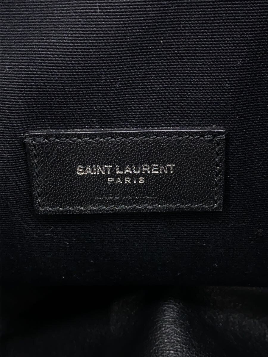 Borsa tote SAINT LAURENT con superficie sbucciata e sporco sul fondo orsacchiotto 551595