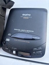 Vintage Sanyo CDP-55 Portable Compact Disc CD Player Digital Anti-Shock -Walkman
