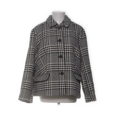 H&M, Jacke, Damen, Größe: XL, Schwarz/Mehrfarbig, Polyester/Wolle, Karo #exS