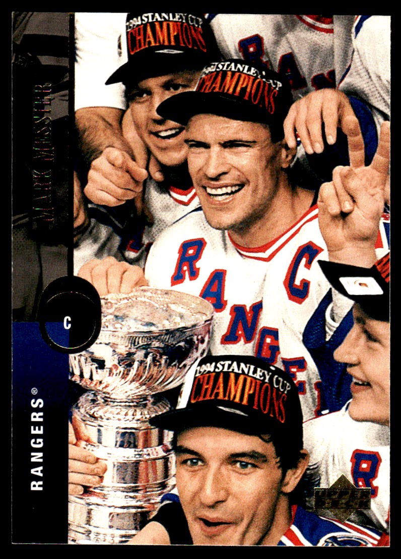 1994-95 Upper Deck #62 Mark Messier New York Rangers Hockey Card HOF