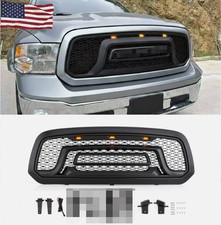 Front Grille Fit For 2013-2018 Dodge Ram 1500 Rebel Style Bumper Honeycomb Grill