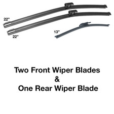 Mercedes-Benz CLA Estate 2015 - 2019 Front and Rear Windscreen Wiper Blades