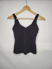 Lululemon Align Waist Length Tank Top Women's Size 4 XS Black Nulu Padded