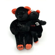 Dale Earnhardt Salvino's Racing 3 NASCAR Beanie Bear w/keychain Bear NWT