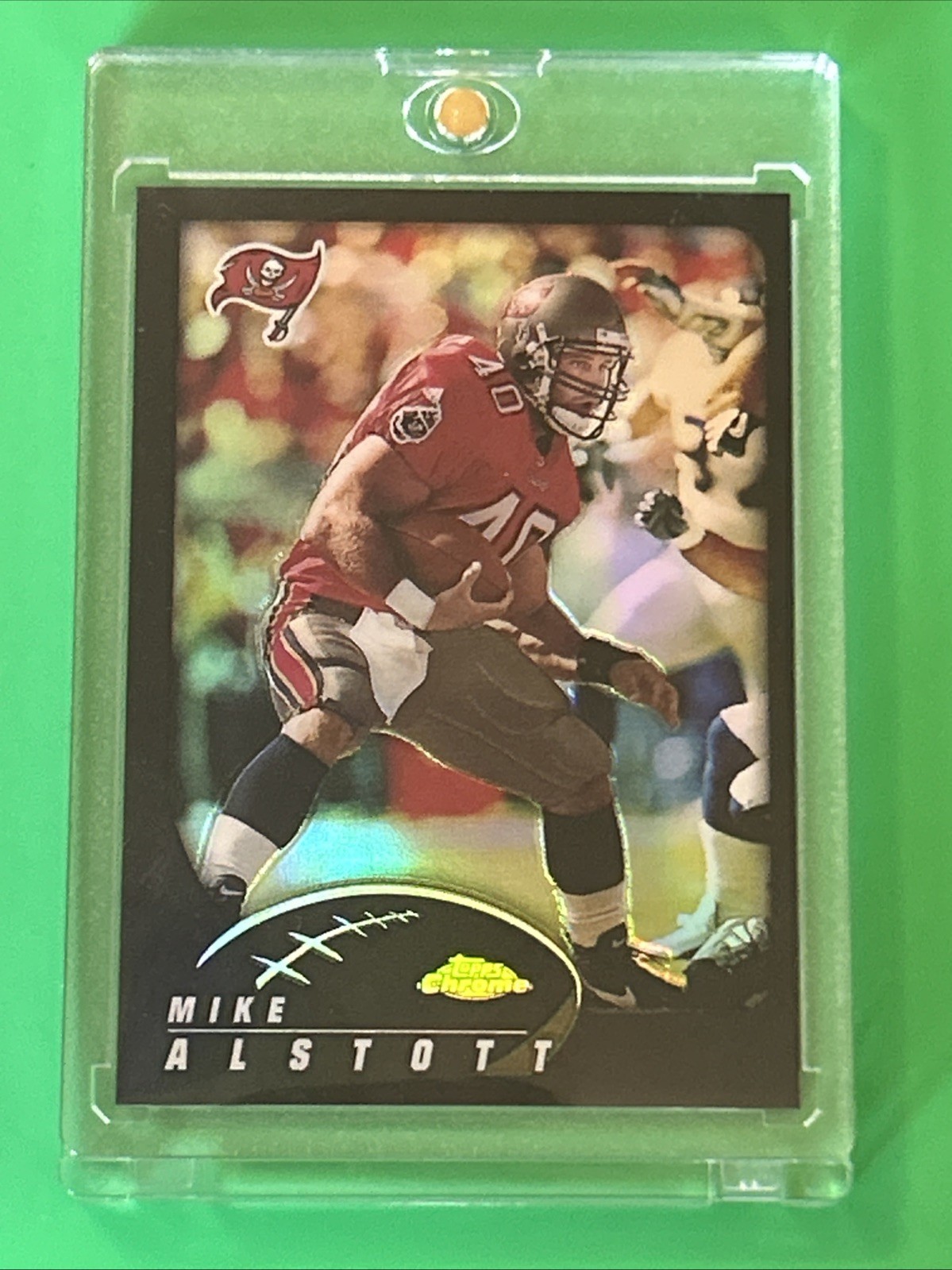 2002 Topps Chrome - Mike Alstott #28 Black Refractor /599