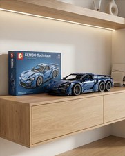 Sembo 701963 Sportwagen blau Klemmbausteine Technik Technic Block Bricks Steine