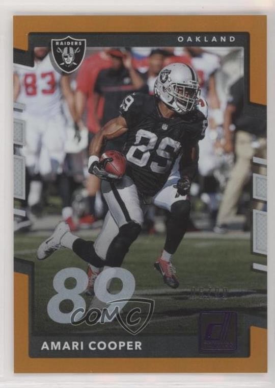 2017 Panini Donruss Jersey Number /89 Amari Cooper #152 9o3