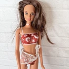 Vtg Mattel Palm Beach Teresa Doll Friend of Barbie 1999 Red Bikini Bendable Legs