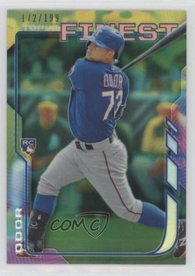 2014 Topps Finest Green Refractor 172/199 Rougned Odor #40 Rookie RC 0s1p
