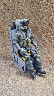 Custom 1/18 JHMCS helmet for BBI Elite Force F-16 F-18 pilot painted product