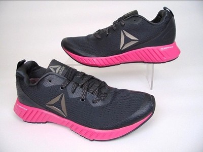 Reebok Flashfilm Runner Running Shoes  Girl Pink And Gray 