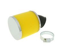 Luftfilter Big Foam 28-35Mm Abgewinkelt Gelb
