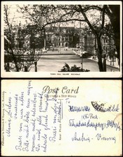 Postcard Rockdale TOWN HALL SQUARE 1950