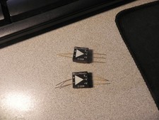 OEM NOS? 2 ea Bell & Howell C-008 5 total gold pins semiconductors unknown use